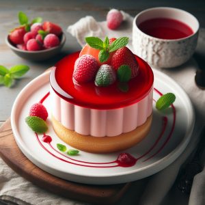 Charlotte mousse fraises