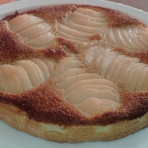 Tarte Bourdaloue aux poires