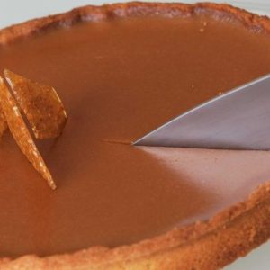 Tarte chocolat-caramel